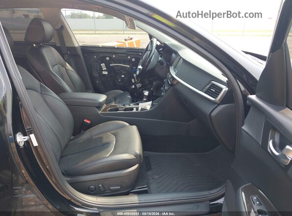 5XXGU4L10KG314537 2019 KIA OPTIMA Black Front interior view