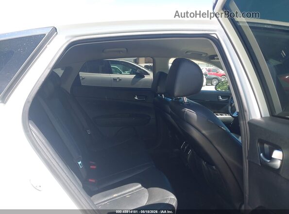 5XXGU4L1XKG373630 2019 KIA OPTIMA White VIN კოდის სტიკერის ხედი