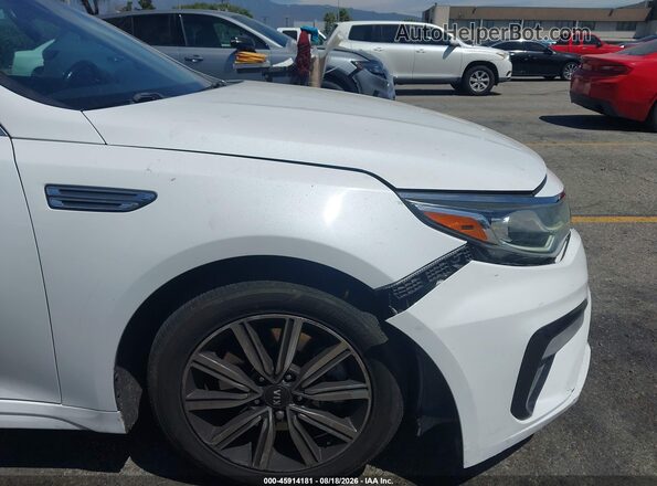 5XXGU4L1XKG373630 2019 KIA OPTIMA White ხელსაწყოთა პანელის ხედი