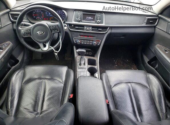 5XXGU4L30GG109079 2016 KIA OPTIMA Черный Вид панели приборов
