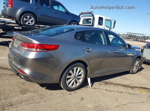 5XXGU4L31GG097198 2016 KIA OPTIMA Gray უკანა მარჯვენა