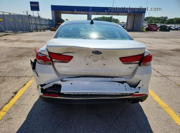 5XXGU4L32GG063349 2016 KIA OPTIMA Белый Вид сзади