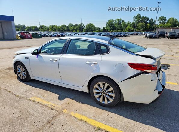 5XXGU4L32GG063349 2016 KIA OPTIMA Белый Задняя левая четверть