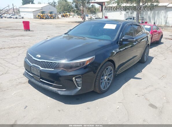 5XXGU4L32JG199455 2018 KIA OPTIMA Black Przód lewy