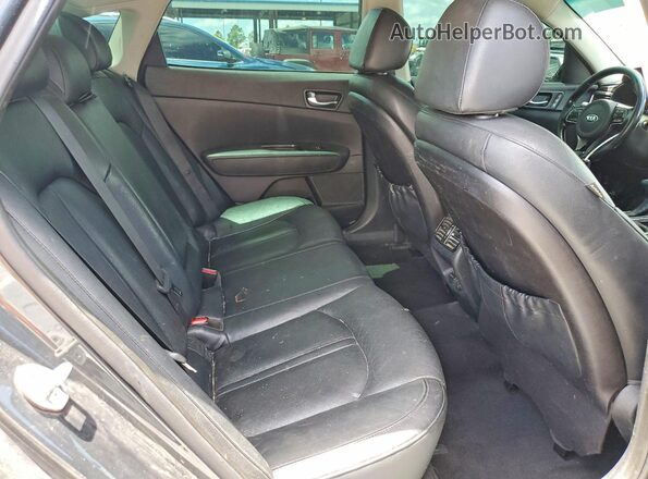 5XXGU4L33GG014127 2016 KIA OPTIMA Gray Vista de los asientos traseros