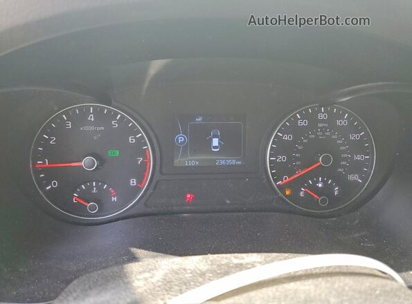 5XXGU4L33GG058659 2016 KIA OPTIMA White ხელსაწყოთა პანელის ხედი
