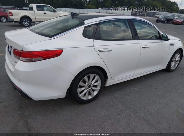 5XXGU4L34GG033544 2016 KIA OPTIMA White უკანა მარჯვენა