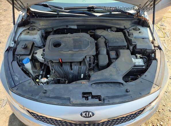 5XXGU4L34GG080914 2016 KIA OPTIMA Серебряный Вид задней части салона