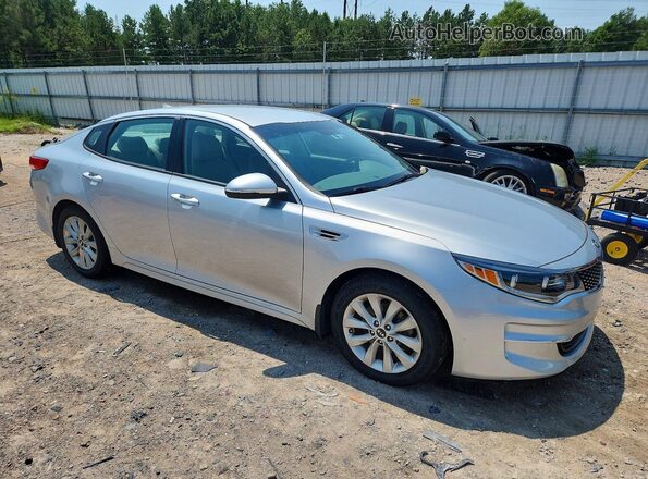 5XXGU4L34GG080914 2016 KIA OPTIMA Серебряный Передняя правая четверть
