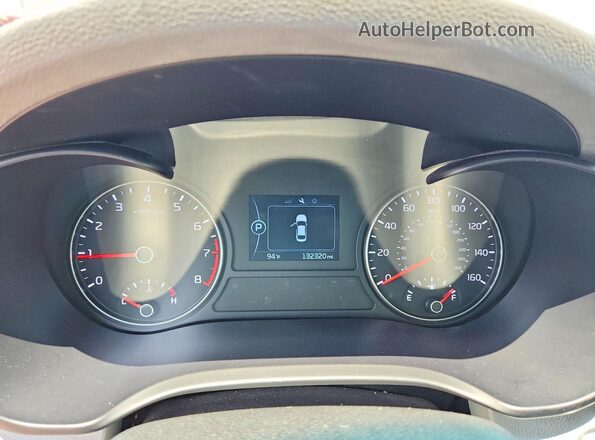 5XXGU4L34GG080914 2016 KIA OPTIMA Серебряный Вид щитка приборов