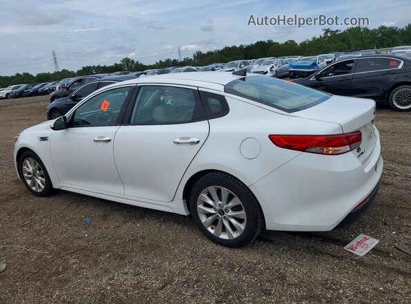 5XXGU4L36GG006801 2016 KIA OPTIMA White Задня ліва чверть