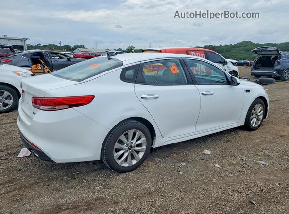 5XXGU4L36GG006801 2016 KIA OPTIMA White Задня права чверть