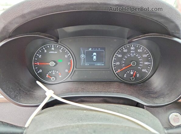5XXGU4L36HG149748 2017 KIA OPTIMA Gray ხელსაწყოთა პანელის ხედი