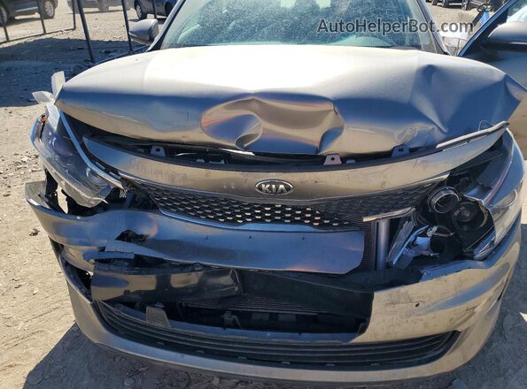 5XXGU4L37GG011022 2016 KIA OPTIMA Gray უკანა სალონის ხედი