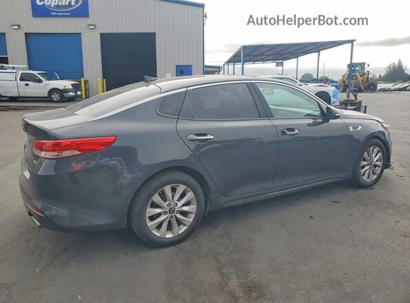 5XXGU4L37GG028077 2016 KIA OPTIMA Gray უკანა მარჯვენა
