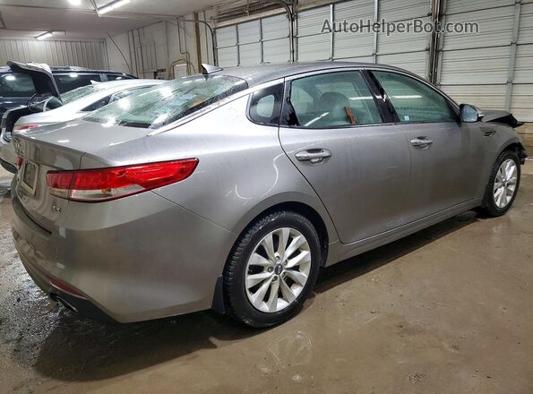 5XXGU4L38GG053067 2016 KIA OPTIMA Серебряный Задняя правая четверть