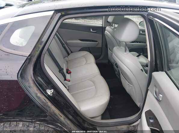 5XXGU4L39GG074672 2016 KIA OPTIMA Black VIN კოდის სტიკერის ხედი