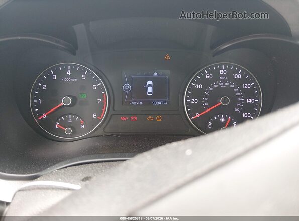 5XXGU4L39GG074672 2016 KIA OPTIMA Black უკანა სავარძლების ხედი
