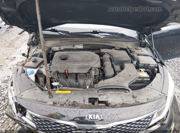 5XXGU4L39GG074672 2016 KIA OPTIMA Black უკანა ხედი