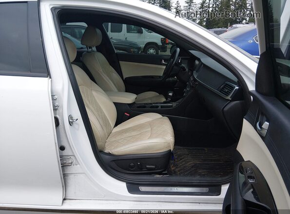 5XXGV4L26GG034893 2016 KIA OPTIMA White Widok wnętrza z przodu