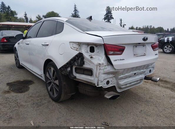 5XXGV4L26GG034893 2016 KIA OPTIMA White Tył lewy