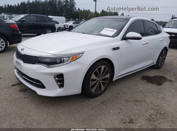 5XXGV4L26GG034893 2016 KIA OPTIMA White Przód lewy