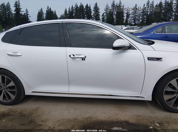 5XXGV4L26GG034893 2016 KIA OPTIMA White Widok wnętrza 360 stopni
