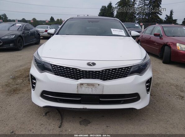 5XXGV4L26GG034893 2016 KIA OPTIMA White Widok wnętrza z tyłu