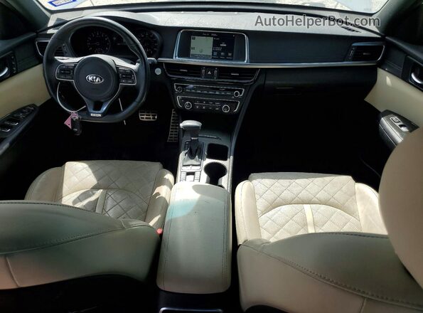 5XXGV4L2XGG031348 2016 KIA OPTIMA Белый Вид панели приборов