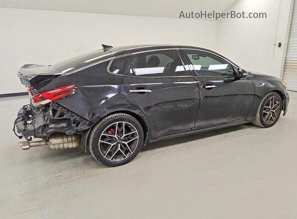 5XXGW4L23KG290852 2019 KIA OPTIMA Black Задня права чверть
