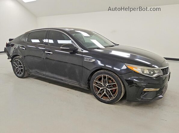 5XXGW4L23KG290852 2019 KIA OPTIMA Black Передня права чверть