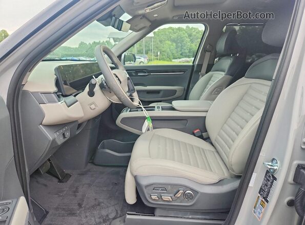 5XYADFS50TG017304 2026 KIA EV9 Gray Vista interior delantera