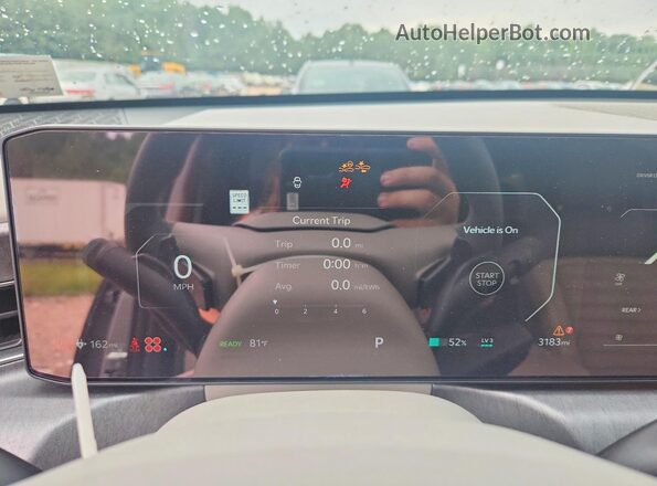 5XYADFS50TG017304 2026 KIA EV9 Gray Vista del cuadro de instrumentos