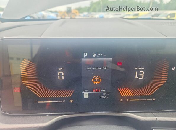 5XYK23DF5TG421259 2026 KIA SPORTAGE Black Вид щитка приладів