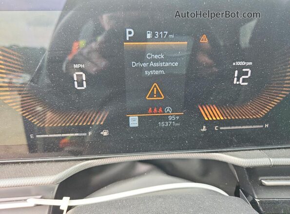 5XYK23DF8TG390007 2026 KIA SPORTAGE Gray Instrument cluster view