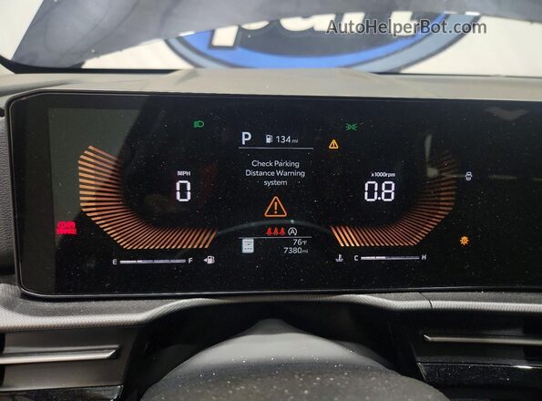 5XYK23DFXTG410127 2026 KIA SPORTAGE Black Սարքավորումների վահանակի տեսք