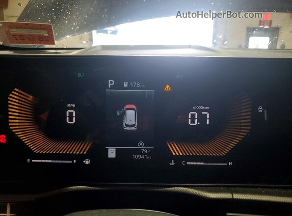 5XYK2CDF0TG414042 2026 KIA SPORTAGE Black Вид щитка приладів
