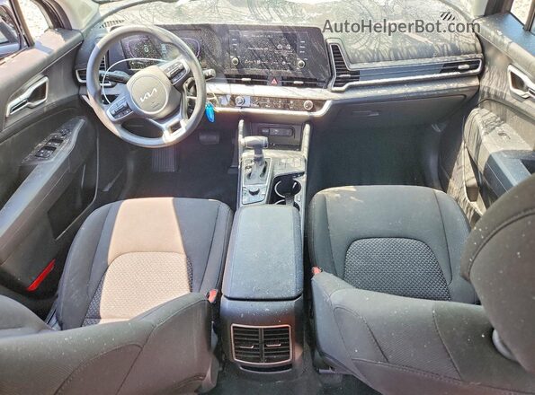 5XYK2CDF6SG310315 2025 KIA SPORTAGE Black Dashboard view