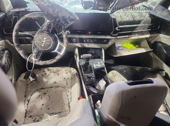 5XYK33AF0PG069490 2023 KIA SPORTAGE Charcoal Vista del salpicadero