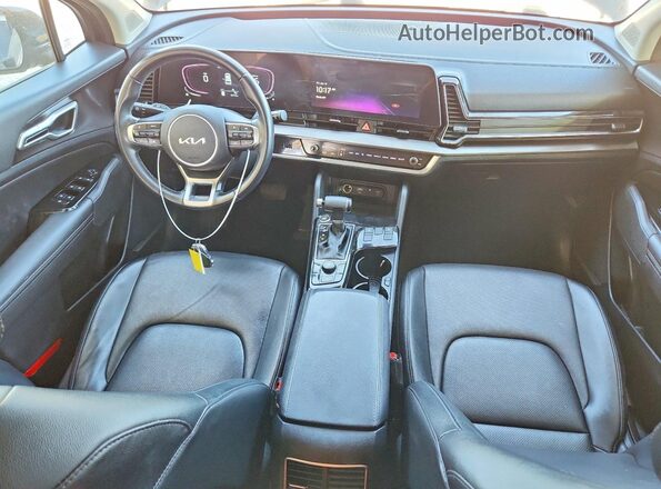 5XYK33AF1PG016524 2023 KIA SPORTAGE Black Առջևի վահանակի տեսք