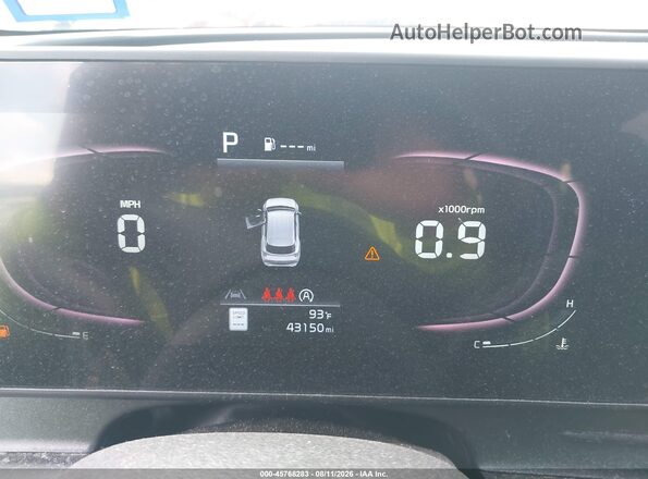 5XYK33AF1PG132838 2023 KIA SPORTAGE Gray უკანა სავარძლების ხედი