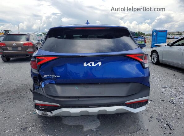 5XYK33AF4PG118061 2023 KIA SPORTAGE Blue Dashboard view