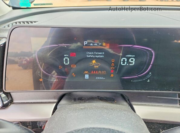 5XYK33AF5PG097074 2023 KIA SPORTAGE Черный Вид щитка приборов