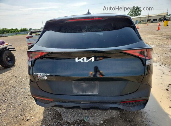 5XYK33AF7PG078154 2023 KIA SPORTAGE Black Rear view