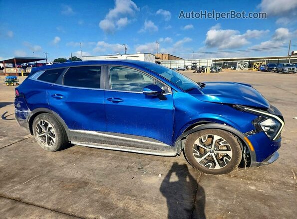 5XYK33AF8PG095903 2023 KIA SPORTAGE Blue Передня права чверть