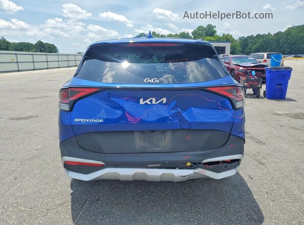5XYK33DF0RG214753 2024 KIA SPORTAGE Blue Rear view