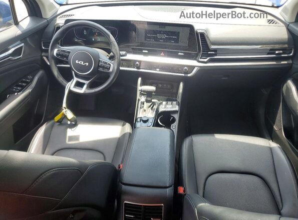 5XYK33DF0RG214753 2024 KIA SPORTAGE Blue Dashboard view