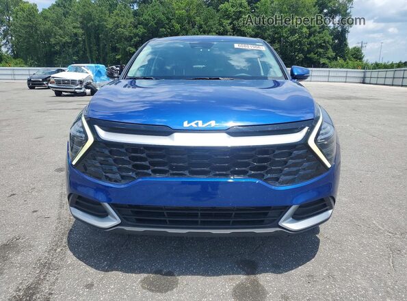 5XYK33DF0RG214753 2024 KIA SPORTAGE Blue Front view