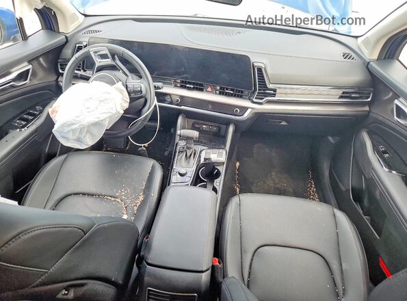 5XYK33DF0SG312154 2025 KIA SPORTAGE Blue Вид панелі приладів