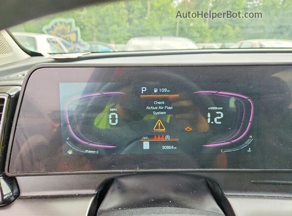 5XYK33DF1RG228838 2024 KIA SPORTAGE Black Instrument cluster view